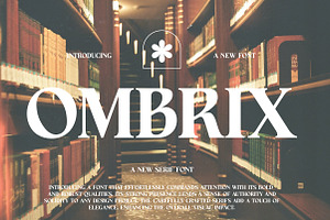 Ombrix | Contemporary Serif Typeface