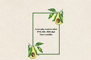 Avocado Watercolor, an Illustration by 7nov.studio (Thumbnail 4 of 6)