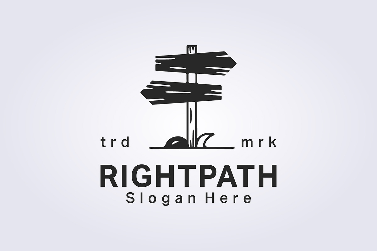 vintage adventure road sign logo, a Branding & Logo Template by Lodzrov