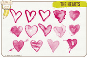 Watercolour Valentines Stamp Set, a Brush Add-On by SketchWerx (Thumbnail 7 of 13)