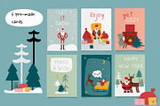 The Santa Trio clipart Collection, an Illustration by svetlatek (Thumbnail 7 of 10)