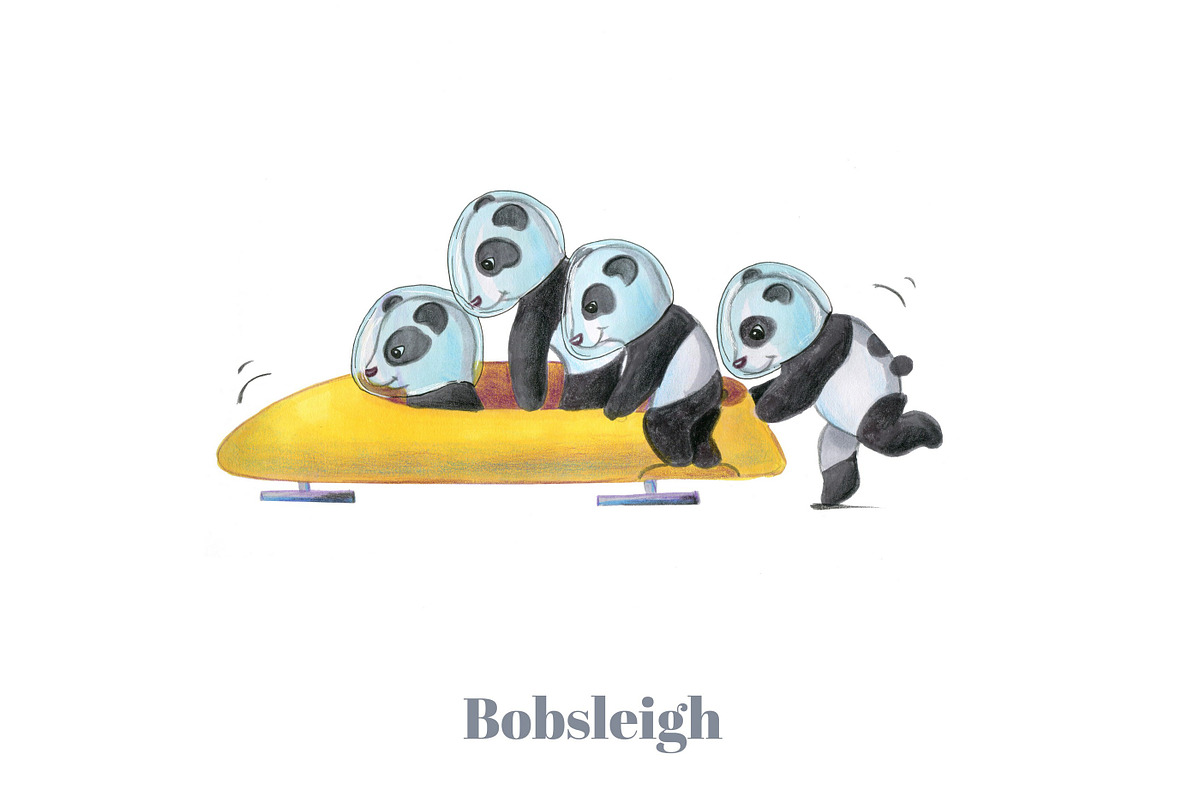Olympic Games, animal sportsmen, an Animal Illustration by fiolika (Photo 8 of 14)