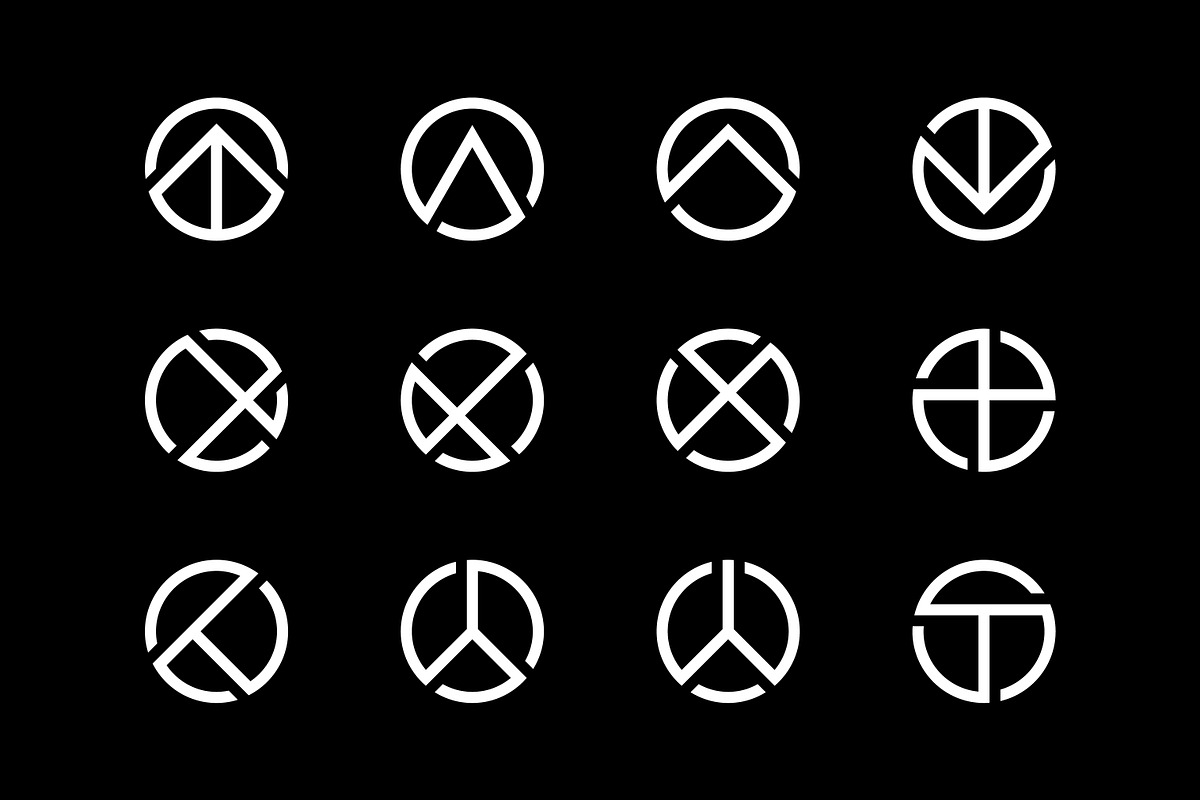 Zen Geometric Circle Logo Bundle, a Branding & Logo Template by Signatoro (Photo 2 of 4)