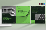 Modern Minimal Brochure Cover Templa, a Brochure Template by BrandPacks (Thumbnail 1 of 6)