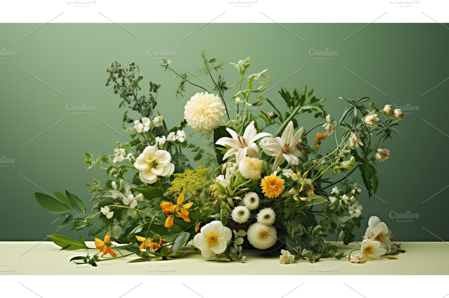 nature plant green bouquet botanical, a Nature Photo by pikepicture