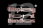 12 Display Font Bundles, a Handwritten Font by FHFont (Thumbnail 1 of 4)