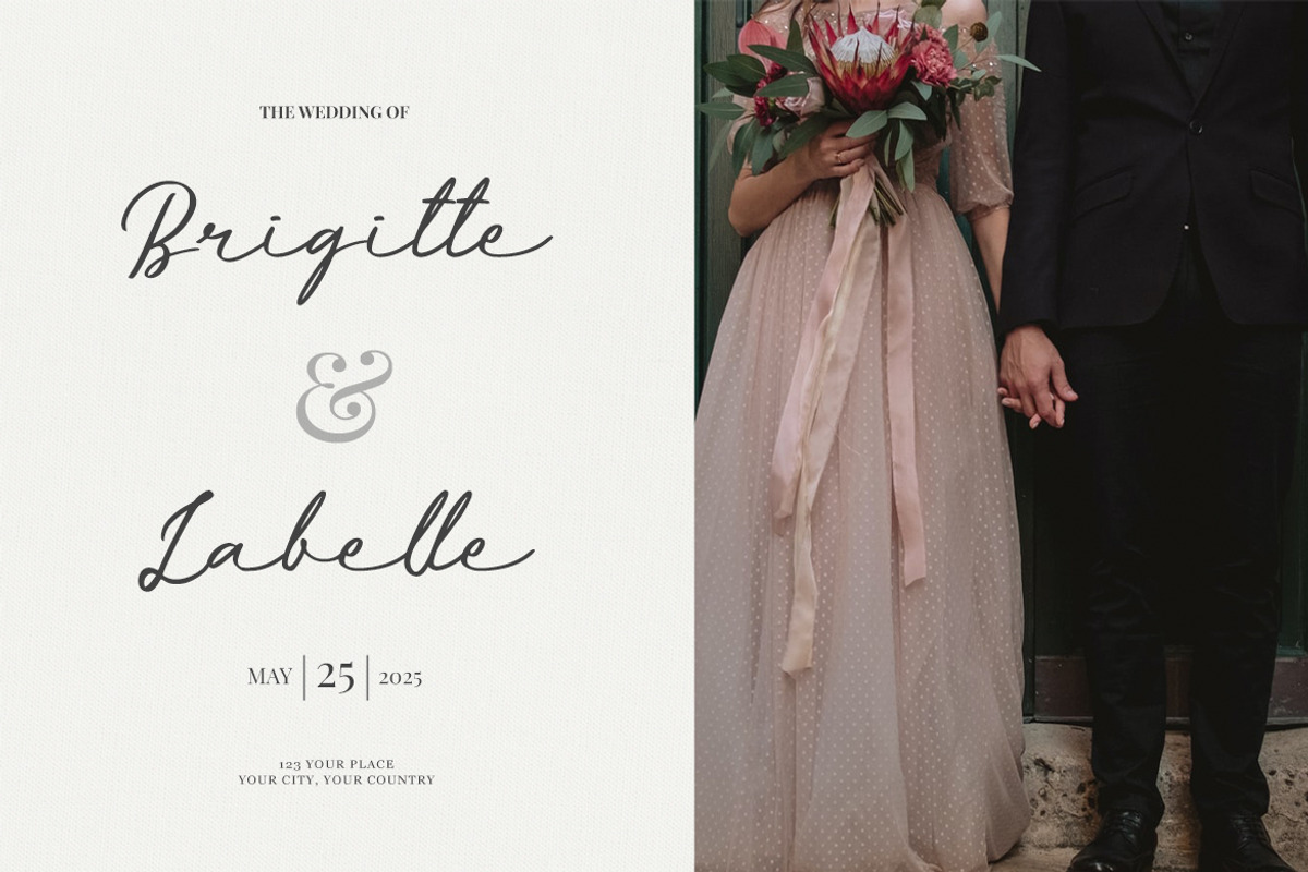 Galladise, a Script Font by kerismaker (Photo 5 of 10)