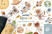 Outer space collection, an Object Illustration by JulzaArt (Thumbnail 1 of 10)