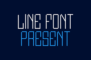 Lainener Tecno Line Font.