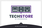 Tech Store Logo Template, a Branding & Logo Template by LOGOMAGINE (Thumbnail 7 of 13)