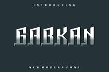 Gabkan font