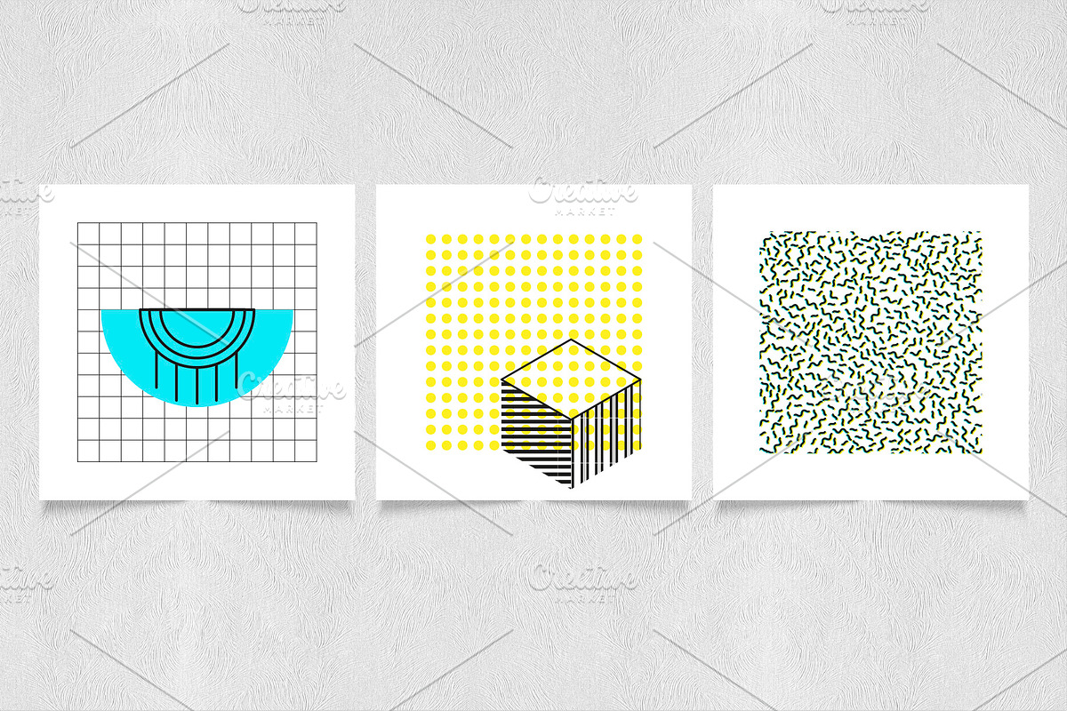 Neon geometric shape,poster,patten, an Object Graphic by Iryna Danyliuk (Photo 15 of 17)