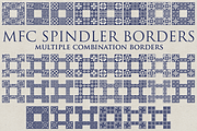 MFC Spindler Borders, a Font by Monogram Fonts Co. (Thumbnail 1 of 6)
