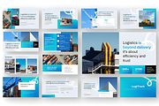 Package Logistic PowerPoint, a Presentation Template by Ink Gallery (Thumbnail 1 of 4)