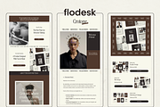 Flodesk Email Newsletter Templates, an Email Template by Branding Babe Co. (Thumbnail 1 of 6)