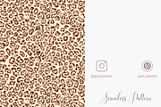 Leopard Seamless Pattern Sepia Tones, a Pattern Graphic by Pati Charm Studio (Thumbnail 5 of 8)