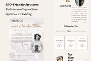 Wedding Photographer Showit Template, an App Template by MOAROShop (Thumbnail 7 of 11)