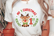 My 1st Christmas PNG, an Illustration by DreamArtGraphic (Thumbnail 4 of 5)
