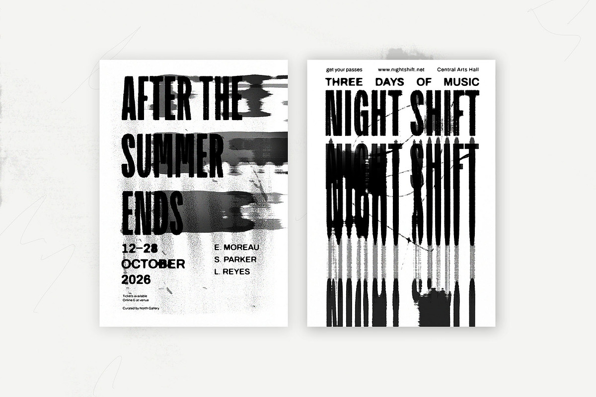 Ink Poster Templates, a Poster Template by Inartflow (Photo 9 of 14)