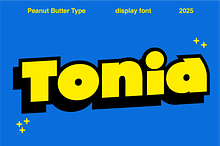 Tonia Fun and Quirky Sans Serif Font
