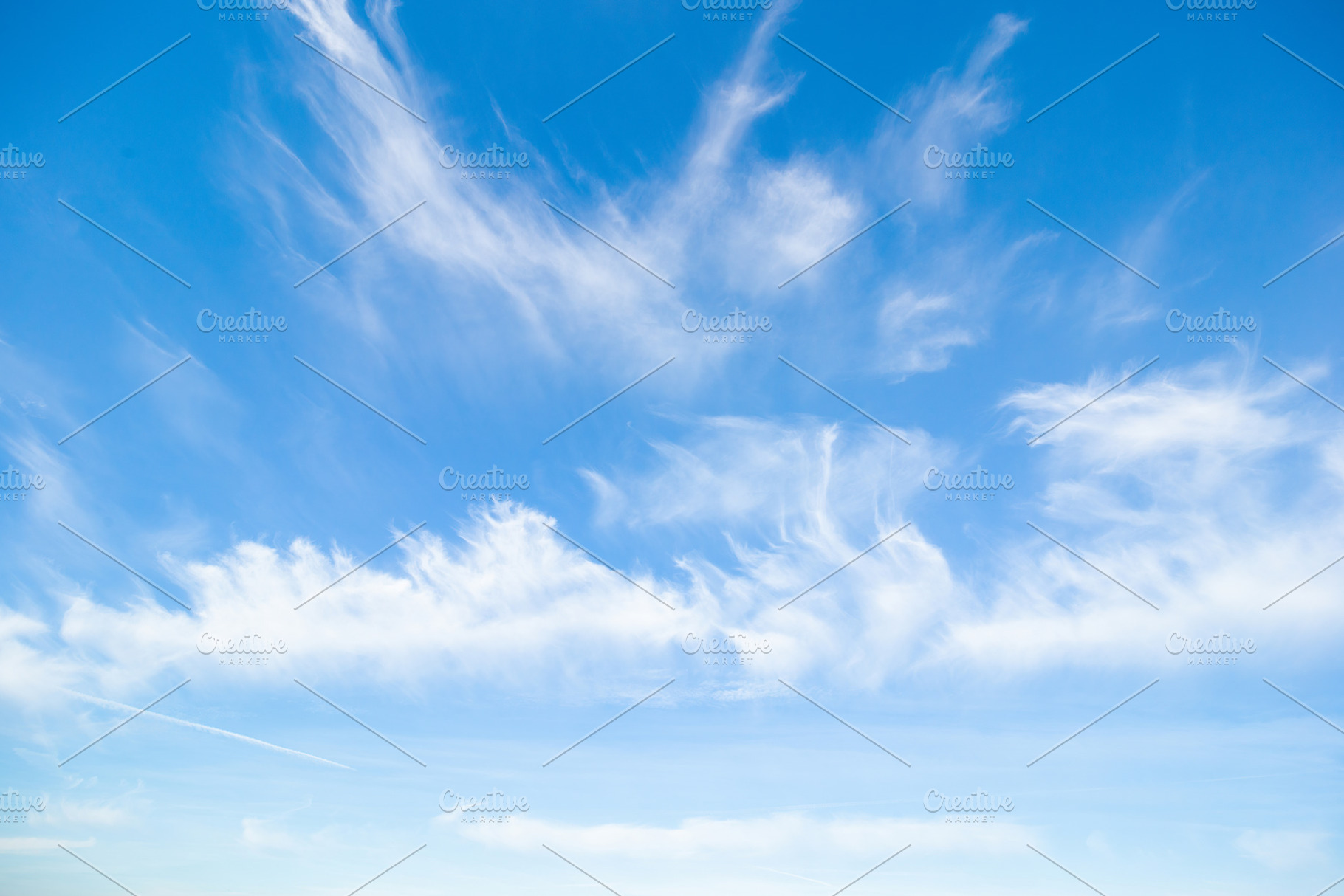 Summer blue sky. Beautiful clear day, a Nature Photo by Shootdiem