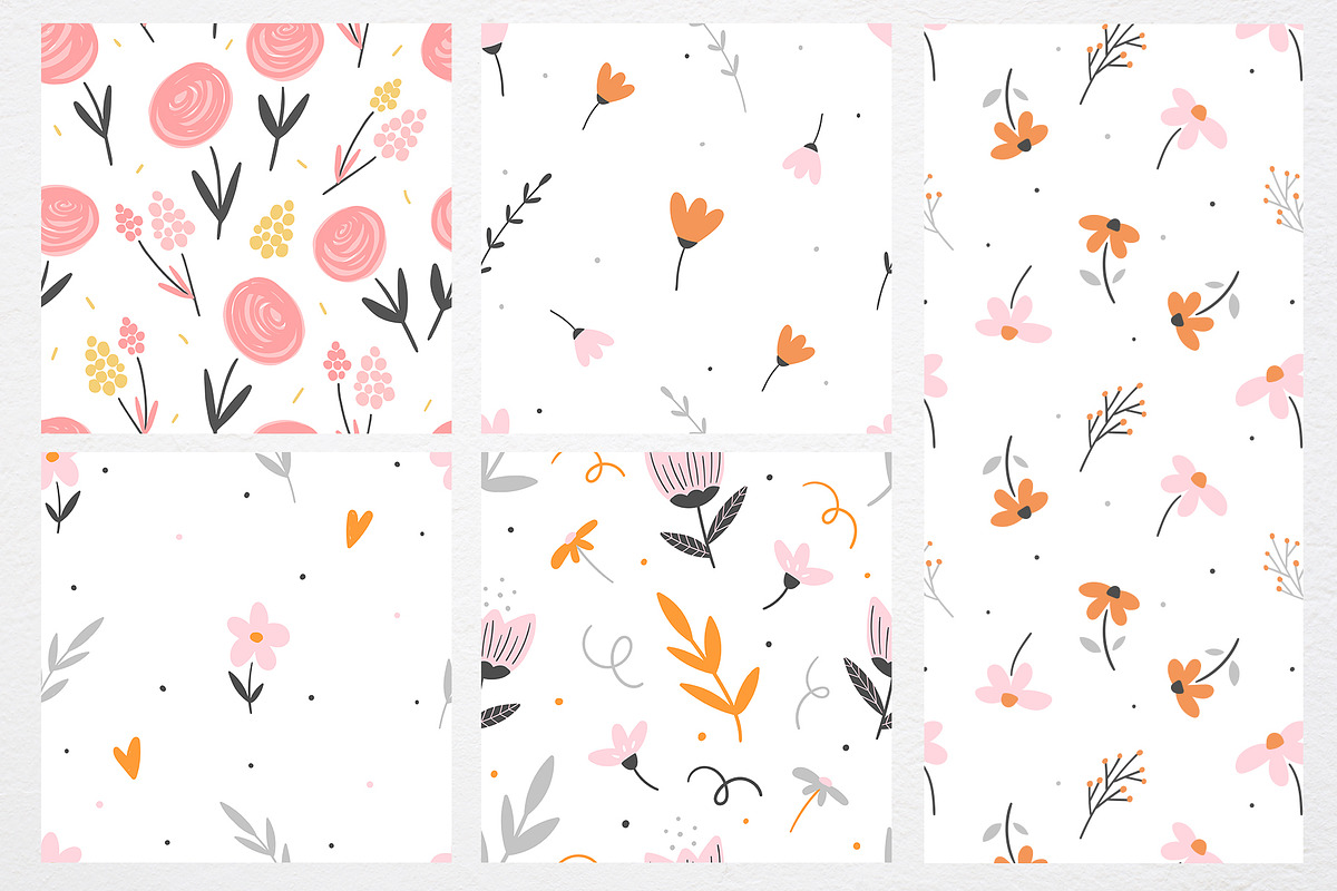 Floral seamless pattern, a Pattern Graphic by hanifa_design (Photo 7 of 9)