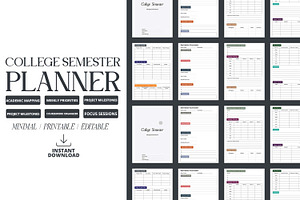 College Semester Planner