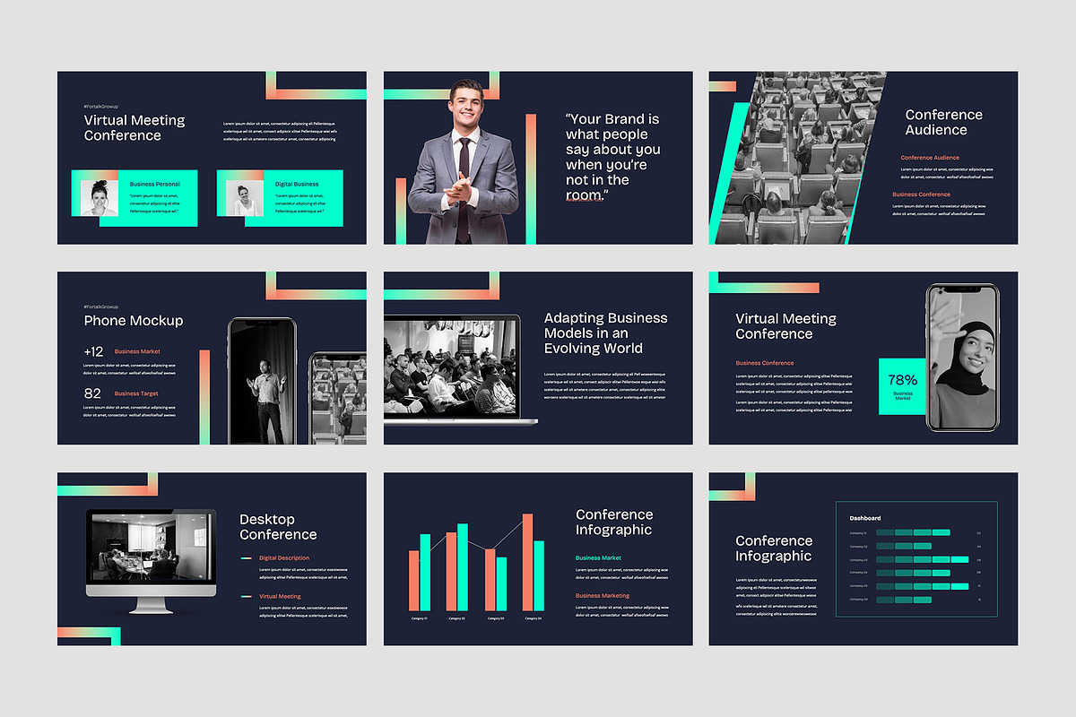 Fortalk - Conference Google Slides, a Presentation Template by rgbryand (Photo 4 of 6)