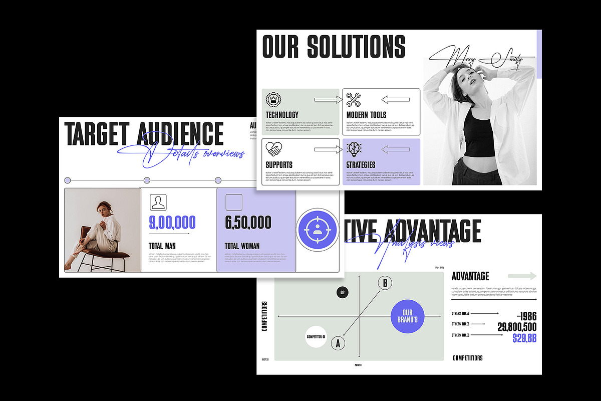 Creative Pitch Deck Presentation, a Presentation Template by Templeste (Photo 4 of 7)