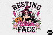 Pink Coquette Witch Halloween PNG, a Seasonal Illustration by DreamCafeArt (Thumbnail 1 of 7)