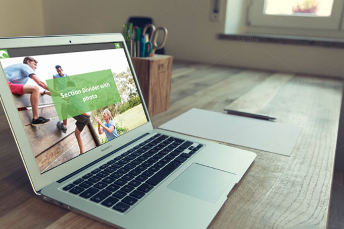 Minimal Business template, a Templates & Theme by Iconography - Pitch Deck (Photo 1 of 6)