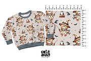 Pattern with wizard bear, a Pattern Graphic by Cuteanny Design (Thumbnail 3 of 4)