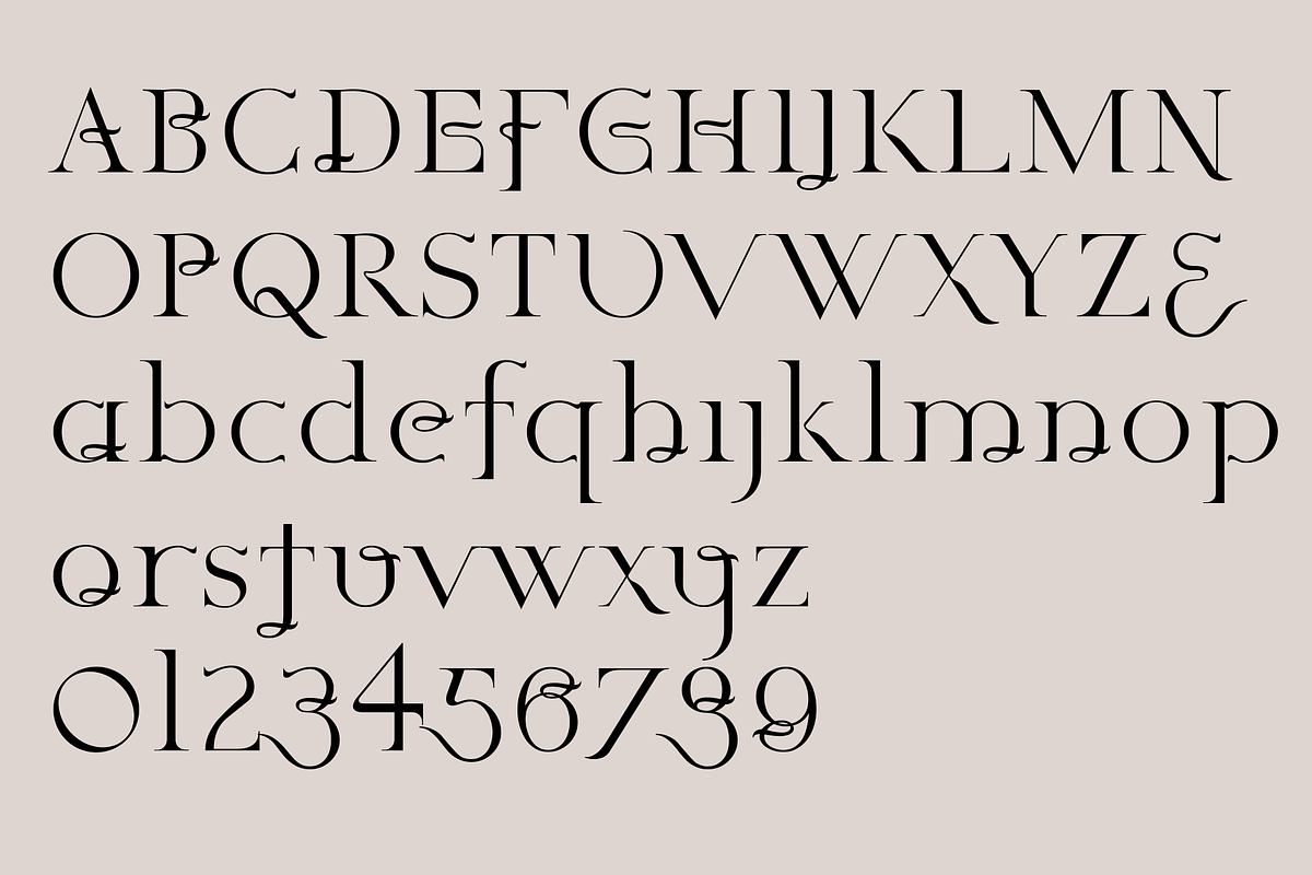 Monsieur. Chic serif font, a Serif Font by LostandFoundry (Photo 5 of 7)