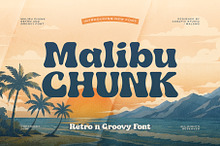 Malibu Chunk - Retro Groovy Font