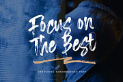 Sketching - The Handbrushed Typeface, a Script Font by Graphicfresh (Thumbnail 6 of 10)