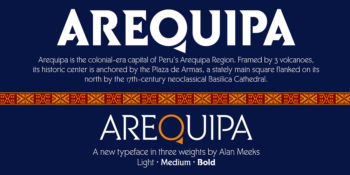 Arequipa, a Serif Font by Alan Meeks Collection (Photo 1 of 5)