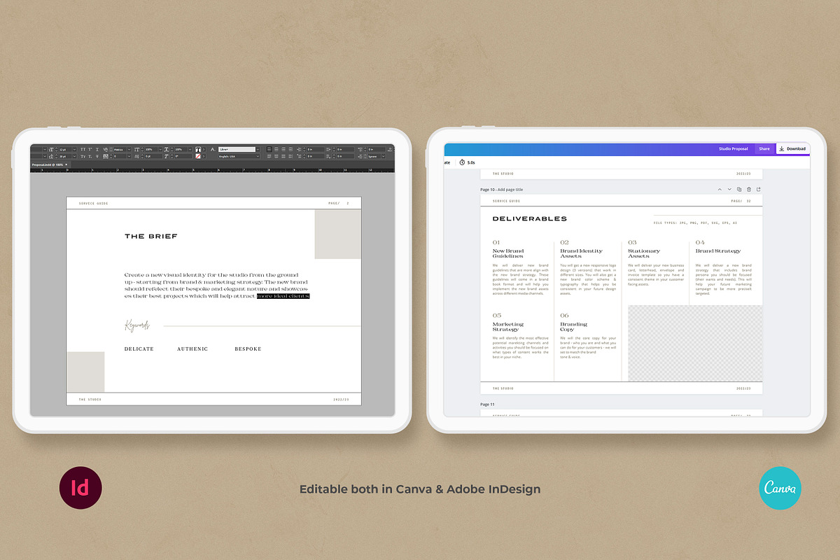 Studio Client Welcome & Pricing Kit, a Templates & Theme by AndrewPixel