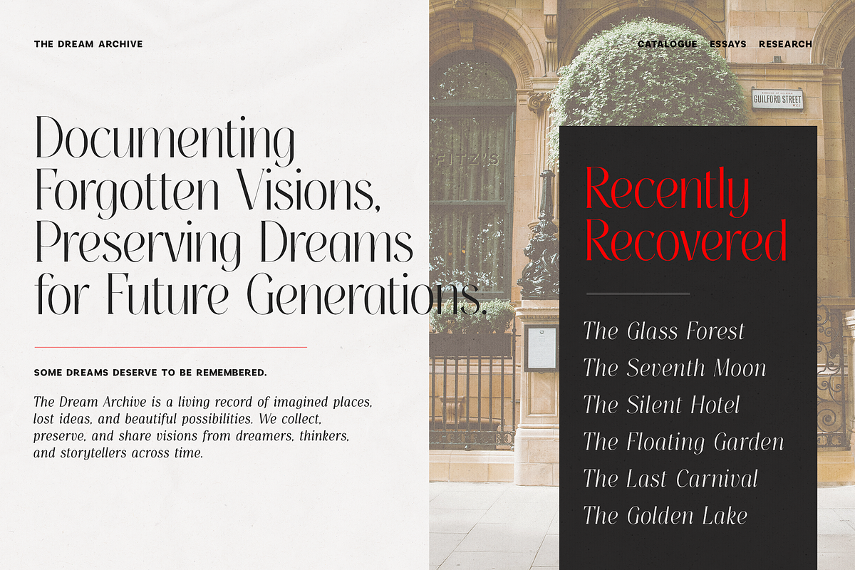 Thereon - Modern Romantic Serif Font, a Serif Font by VP Fonts (Photo 5 of 21)