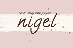 Nigel font