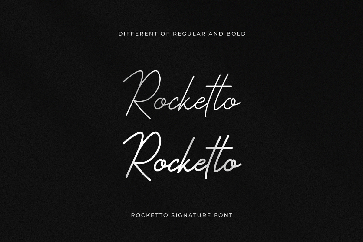 Rocketto Signature Font, a Handwritten Font by Heinzel Std (Photo 13 of 14)