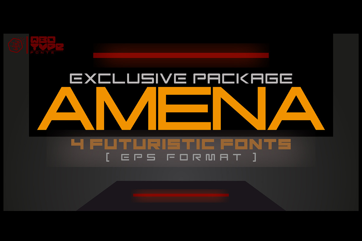 Amena 4 fonts in eps format, a Sans Serif Font by Qbotype Fonts (Photo 1 of 5)