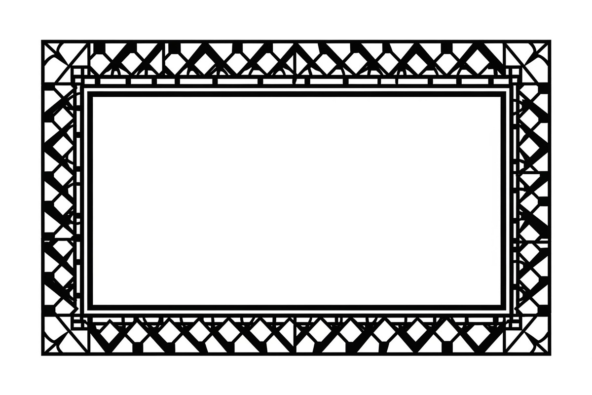 Geometric Border Frame Bundle, an Illustration by Designer_Momina (Photo 14 of 31)