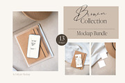 Brown Mockup Bundle, a Product Mockup by Delicate Mockup (Thumbnail 1 of 5)