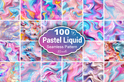 Pastel Liquid Seamless Pattern, a Pattern Graphic by Forhadx5 (Thumbnail 1 of 11)