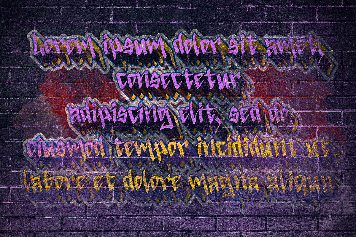 Theory Graffiti, a Handwritten Font by Yoga Letter (Photo 5 of 7)