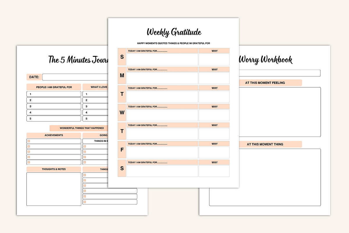 2026 Burnout Recovery Workbook, a Print Template by Designmela01 (Photo 7 of 10)