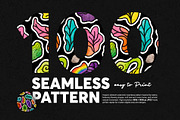 Organic Abstract Watercolor Patterns, a Pattern Graphic by DuoFankaar (Thumbnail 14 of 14)