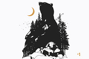 Be as wild as the forest. Vector art, an Illustration by Nadia Murash (Thumbnail 5 of 5)