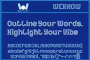 Aquarius font, a Font by weknow (Thumbnail 5 of 8)