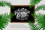 Retro Chalkboard and Fern creator, a Product Mockup by Letter Elfa Studio (Thumbnail 1 of 7)